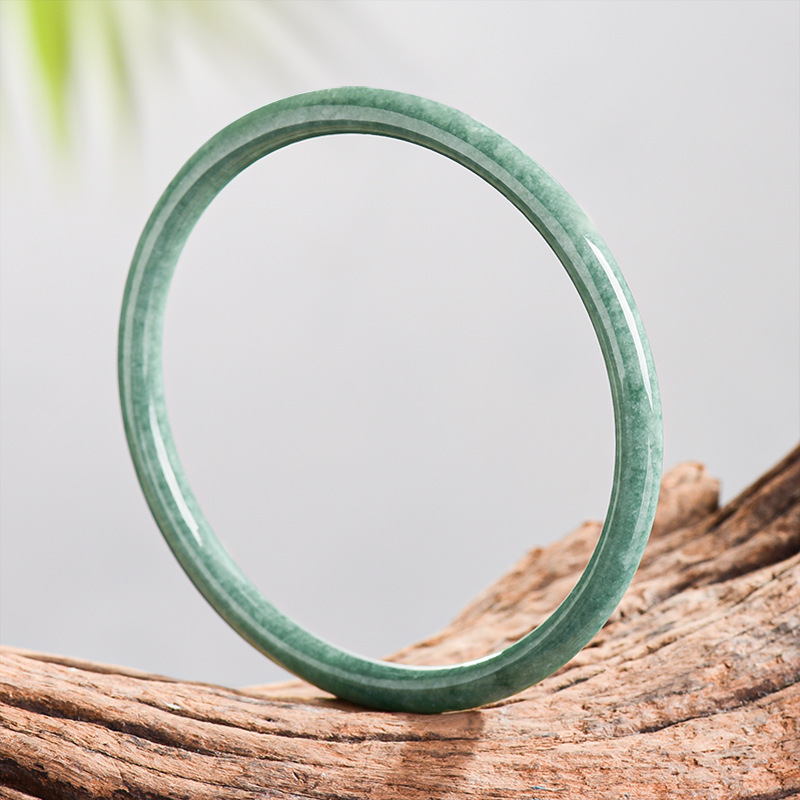 Women Accessories For Gift - Naturalna bransoletka z jadeitu birmańskiego, prawdziwy