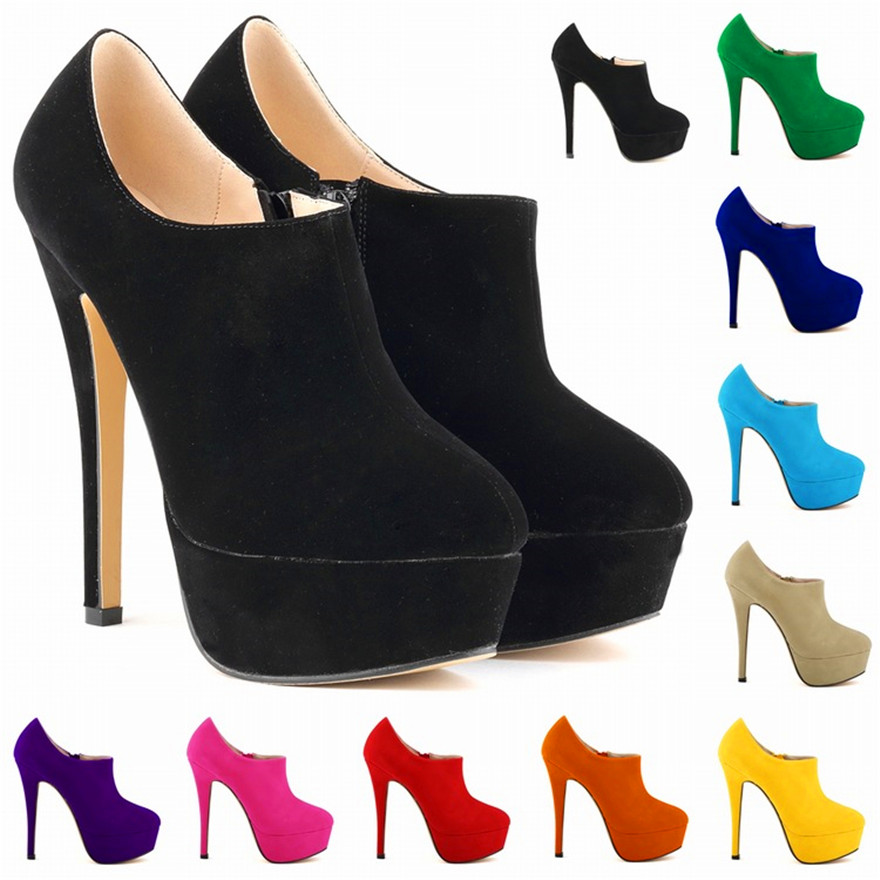 Women'S Accessories Trends 2025 - 4cm Platforma Cienkie Obcasy Moda Botki