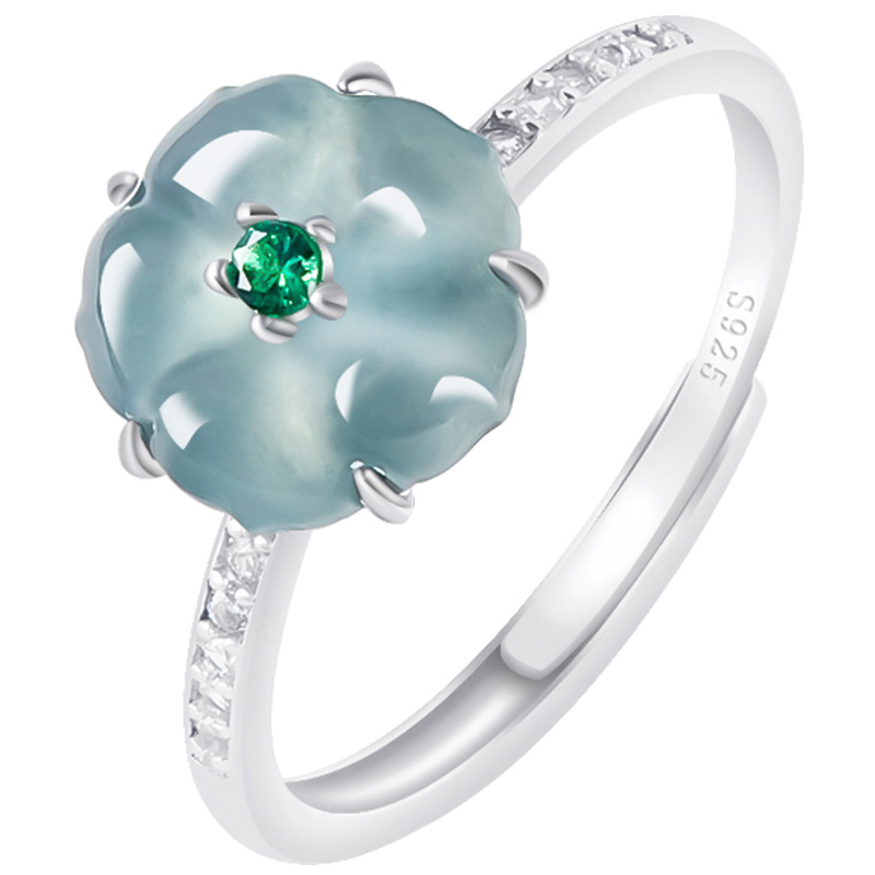 Niebieskie pierścionki z jadei – Women Accessories For Gift recenzja i cena