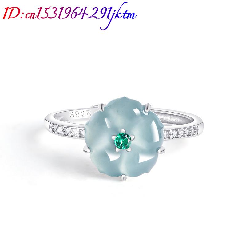 Niebieskie pierścionki z jadei – Women Accessories For Gift recenzja i cena