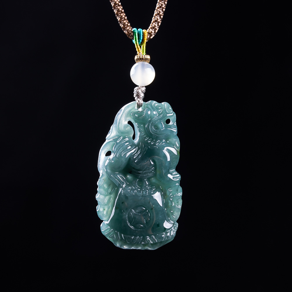 Wisiorek Pixiu z jadeitu birma – Women Accessories For Gift recenzja i cena