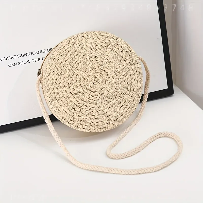 Okrągła tkana torba na ramię z – Women'S Accessories recenzja i cena